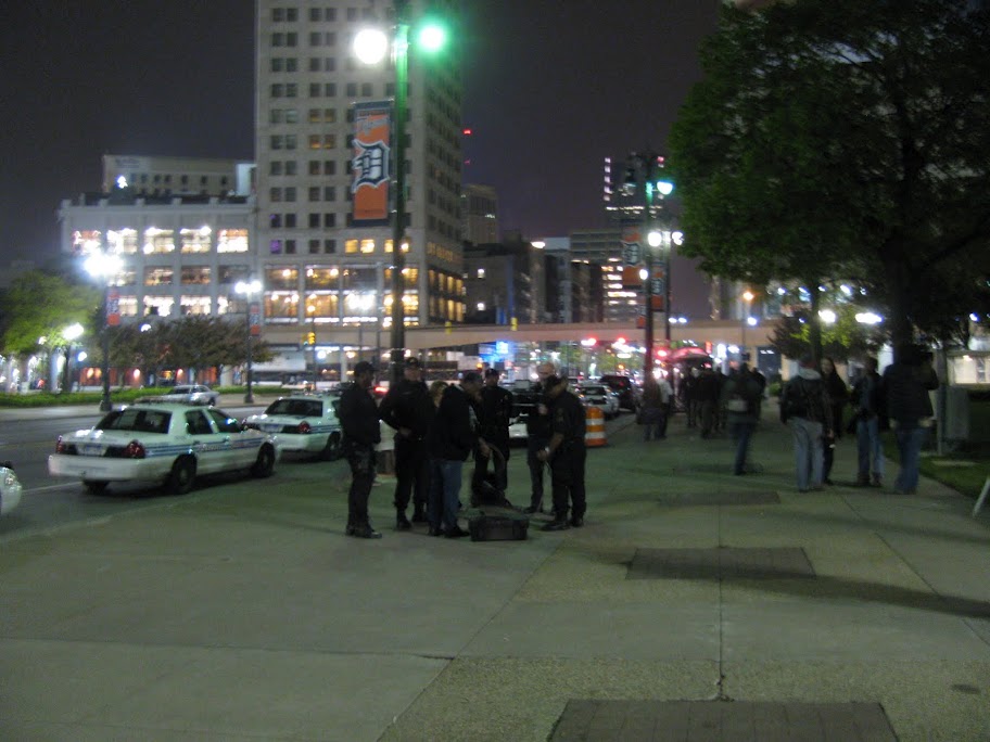 photograph of occupation at Grand Circus Park 02