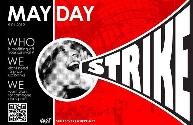 May Day Strike poster