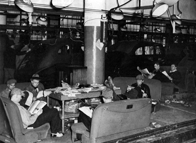 General Strike Detroit Flint Sit down Strike In 1937